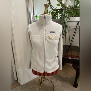 Patagonia Women's Off-White Teddy Jacket